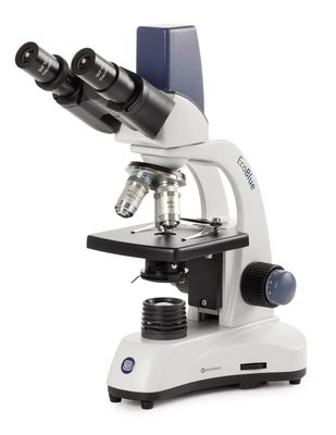 EcoBlue digital EC.1607 Bioculare con obiettivi 4x/10x/S40x, senza tavola a croce