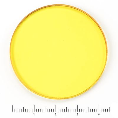 Filtre jaune 45 mm pour boîtier de lampe