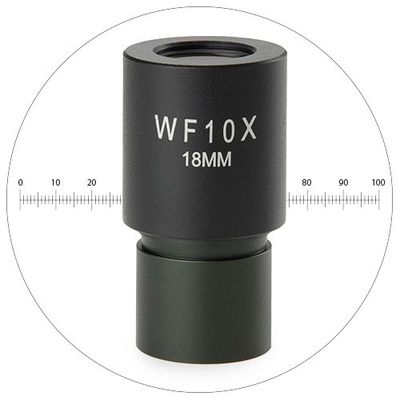 Ocular micrométrico gran angular WF 10x/18 mm