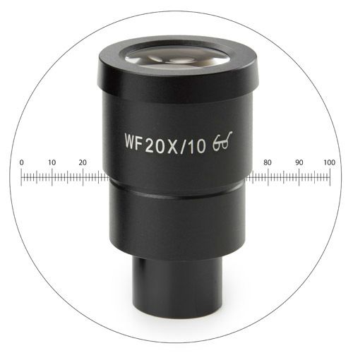 HWF 20x/10 mm eyepiece with micrometer