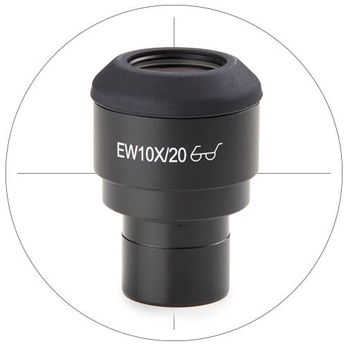 EWF 10x/20 mm eyepiece with crosshair, Ø 23.2 mm tube
