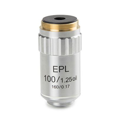 E-Plan EPL S100x/1,25 Ölimmersionsobjektiv. Arbeitsabstand 0,19 mm