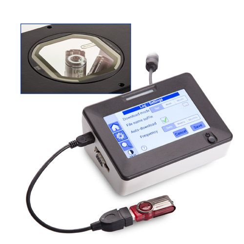 Heating stage with transparent glass plate for AE.8000 Micromanipulator, including digital temperature controller