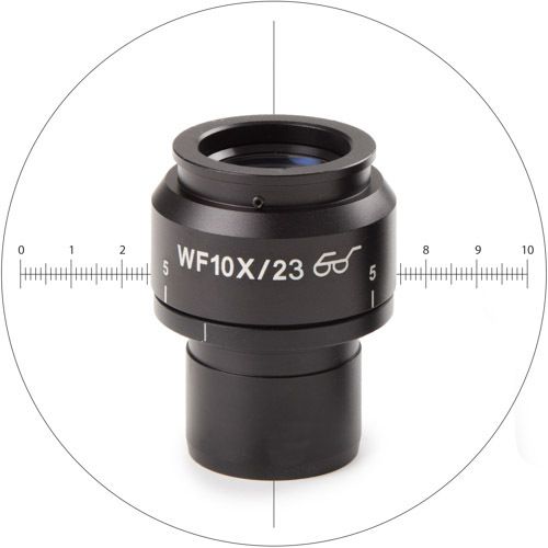 HWF 10x/23 mm eyepiece with 10/100 micrometer and reticle for NexiusZoom EVO