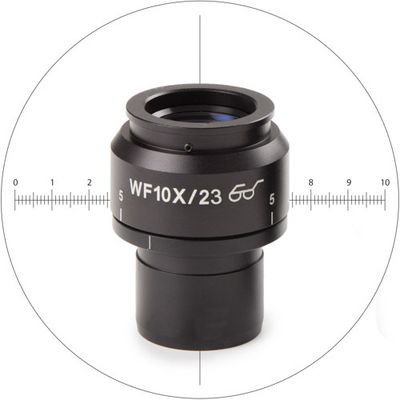 HWF 10x/23 mm eyepiece with 10/100 micrometer and reticle for NexiusZoom EVO
