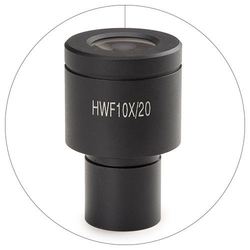 HWF 10x/20 mm eyepiece with pointing needle for bScope for Ø 23.2 mm tube