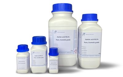 Ácido azelaico 99.5 +%, pura calidad cosmética 500 gramos