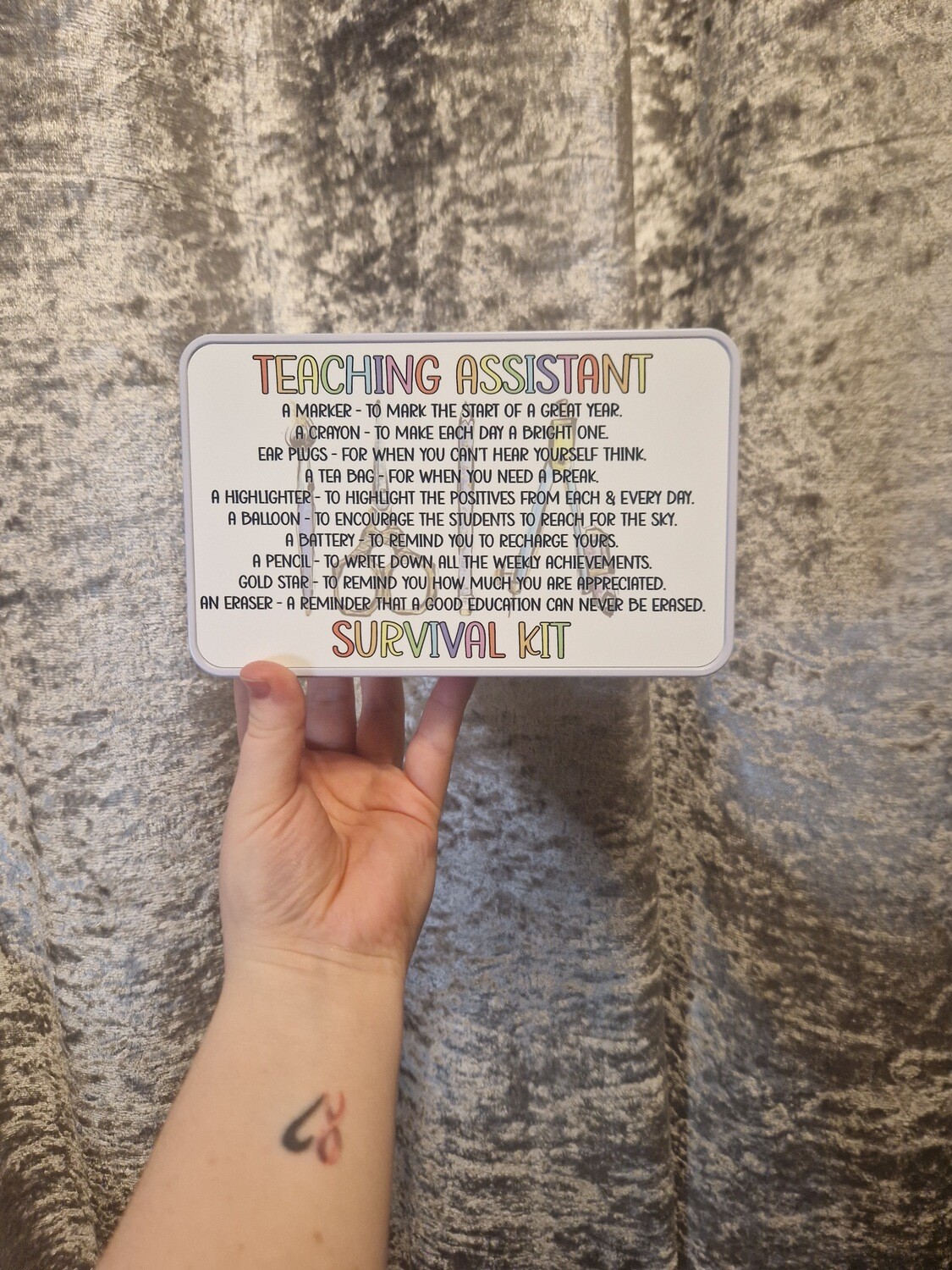 Teacher Survival Tins