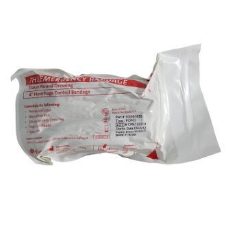 4" Single Pad Emergency Bandage