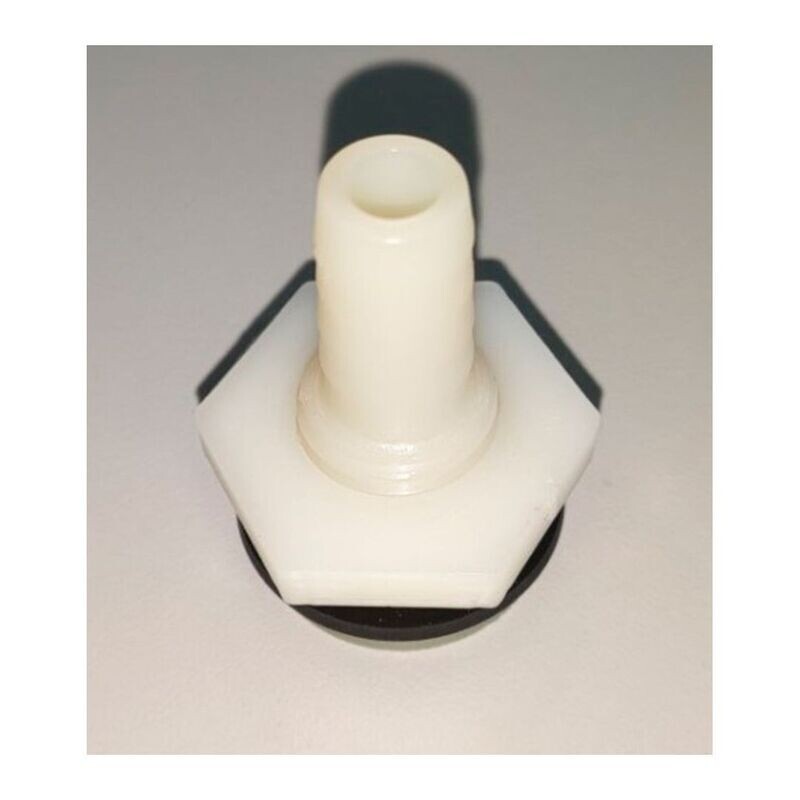 Conexión recta con tuerca interior diámetro 12 mm