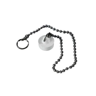 Tapón para desagüe de 19 mm + cadena
