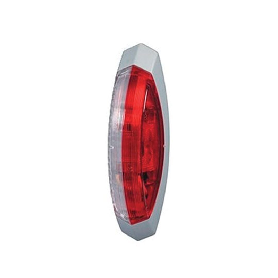 Luz de galibo bicolor base gris