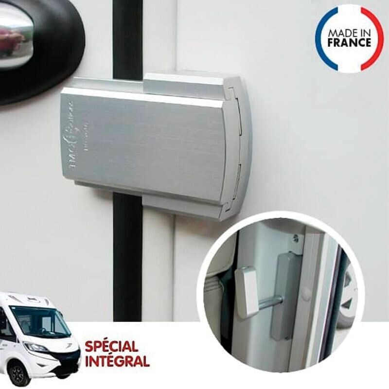 Cerradura IMC 1508 de puerta con bloqueo desde el interior color aluminio