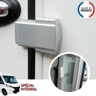 Cerradura IMC 1508 de puerta con bloqueo desde el interior color aluminio