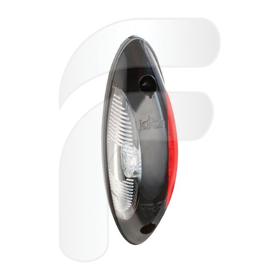 Luz de posición led bicolor blanco y rojo de autocaravana y caravana