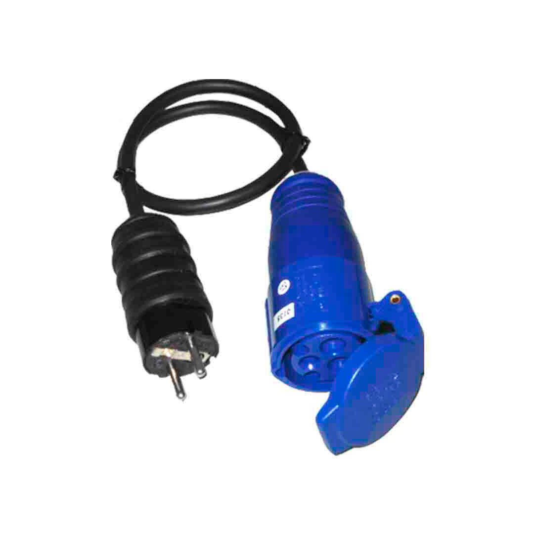 Base cetac + cable + clajiva 16A para autocaravana caravana camper