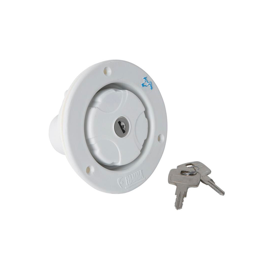 Tapon bocana de agua blanco fiamma