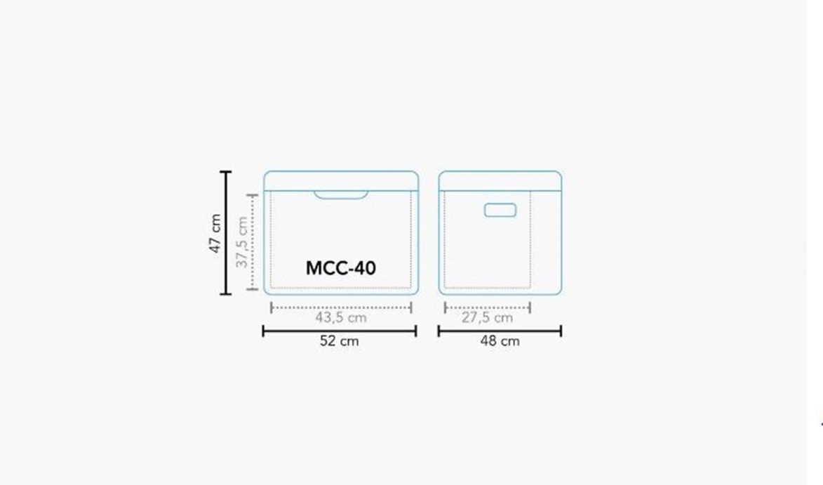 Nevera port�til con compresor  MCC-40 42 litros Camper Mestic MCC-40
