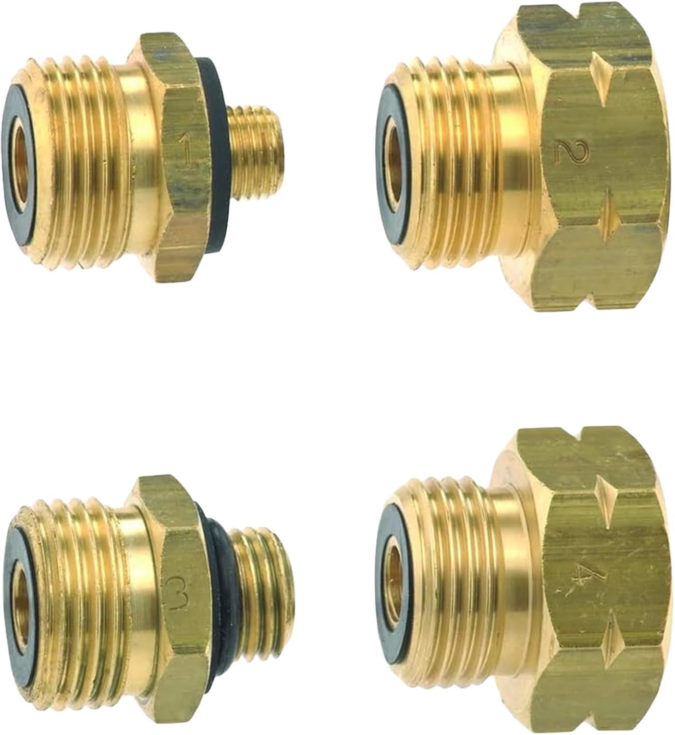 Kit de 4 adaptadores de gas Europa GOK