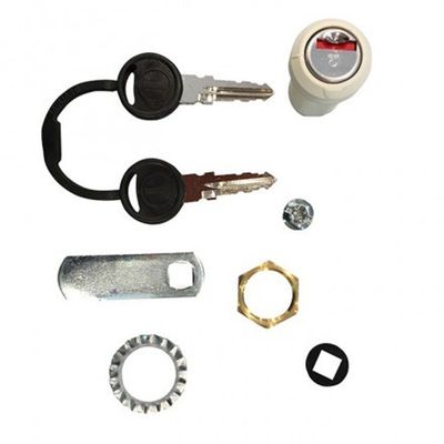 Cerradura de cilindro 180 blanco para autocaravana caravana y camper