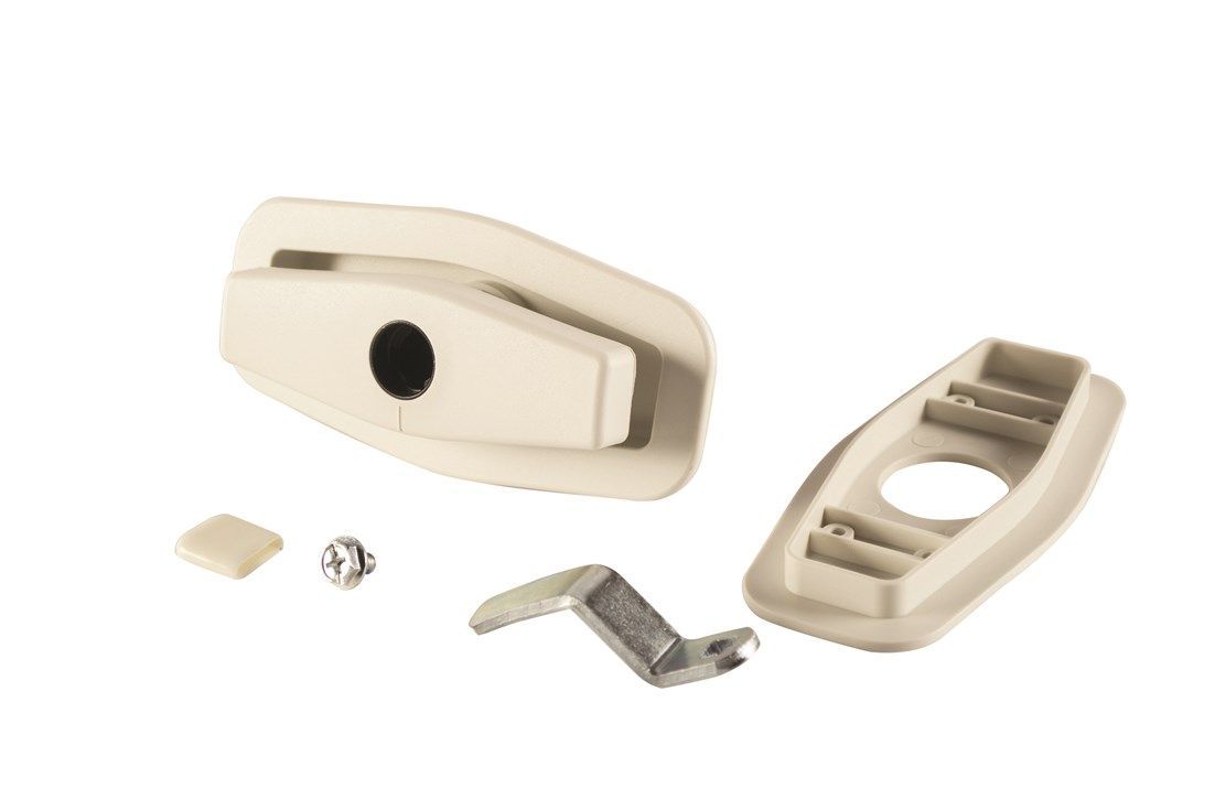 Cerradura de compresión Salino blanca 249F para autocaravana caravana y camper