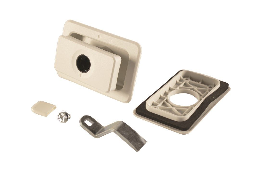 Cerradura de compresión Quadro blanca 249F para autocaravana caravana y camper