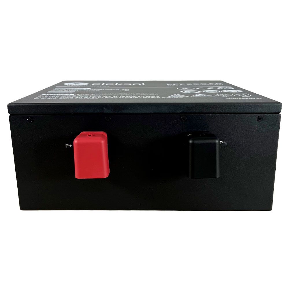 Batería de Litio LiFePO4 Bajo Asiento Eleksol 12,8V 200Ah Bluetooth y BMS