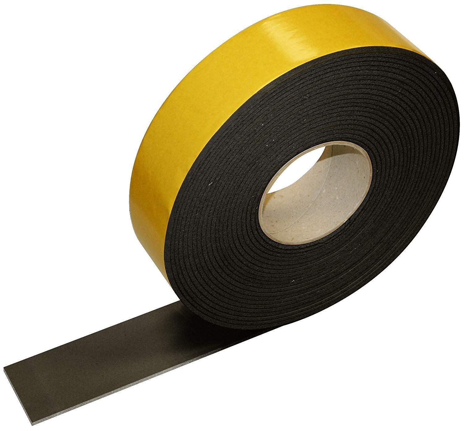 Cinta Auto adhesiva Aislante Espuma De Caucho 3 mm x 50 mm x 15 m