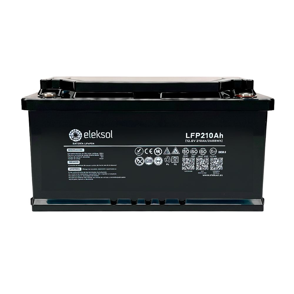 Batería Litio Eleksol 210Ah/12,8V Bluetooth y BMS V2
