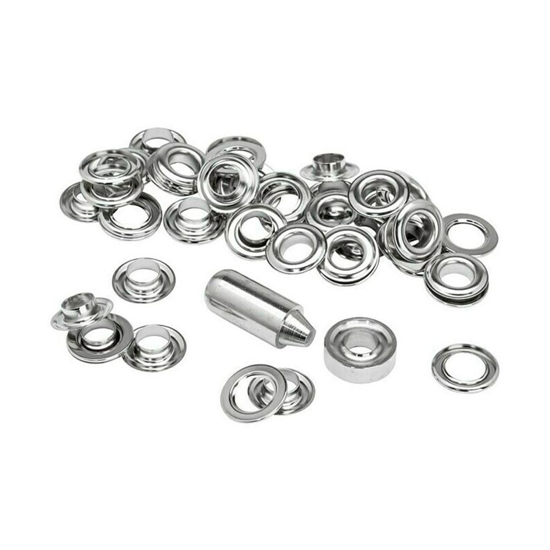 25 ojales + herramienta de engaste