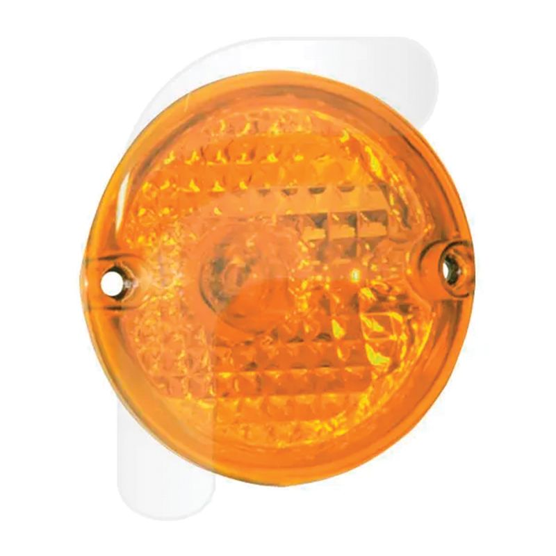 Piloto redondo ambar intermitente de autocaravana y caravana