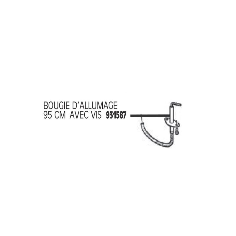 Bujía TRUMA SL 3002 de 95 cm con tornillo