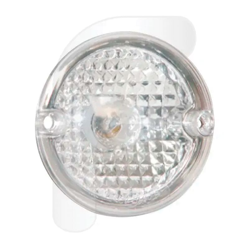 Piloto redondo blanco de marcha atras de autocaravana y caravana