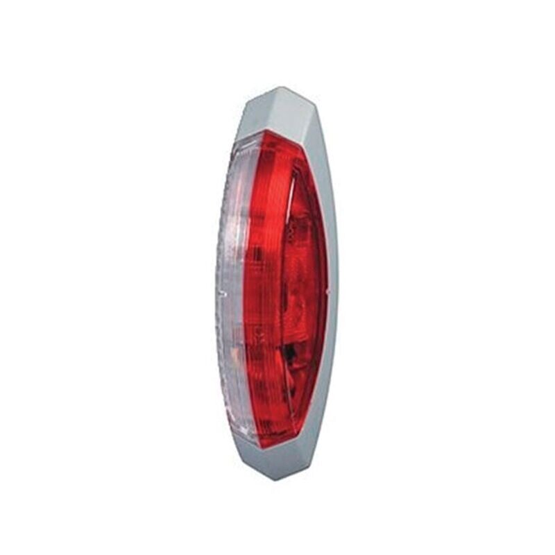 Luz de galibo bicolor base gris