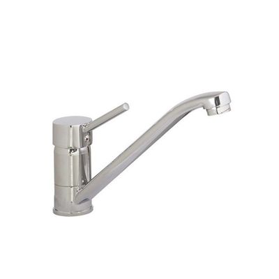 Grifo mezclador ajustable con caño largo diseño clasico HTD