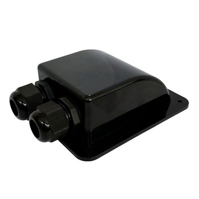Pasacables Doble para Caravana/embarcacion (negro)