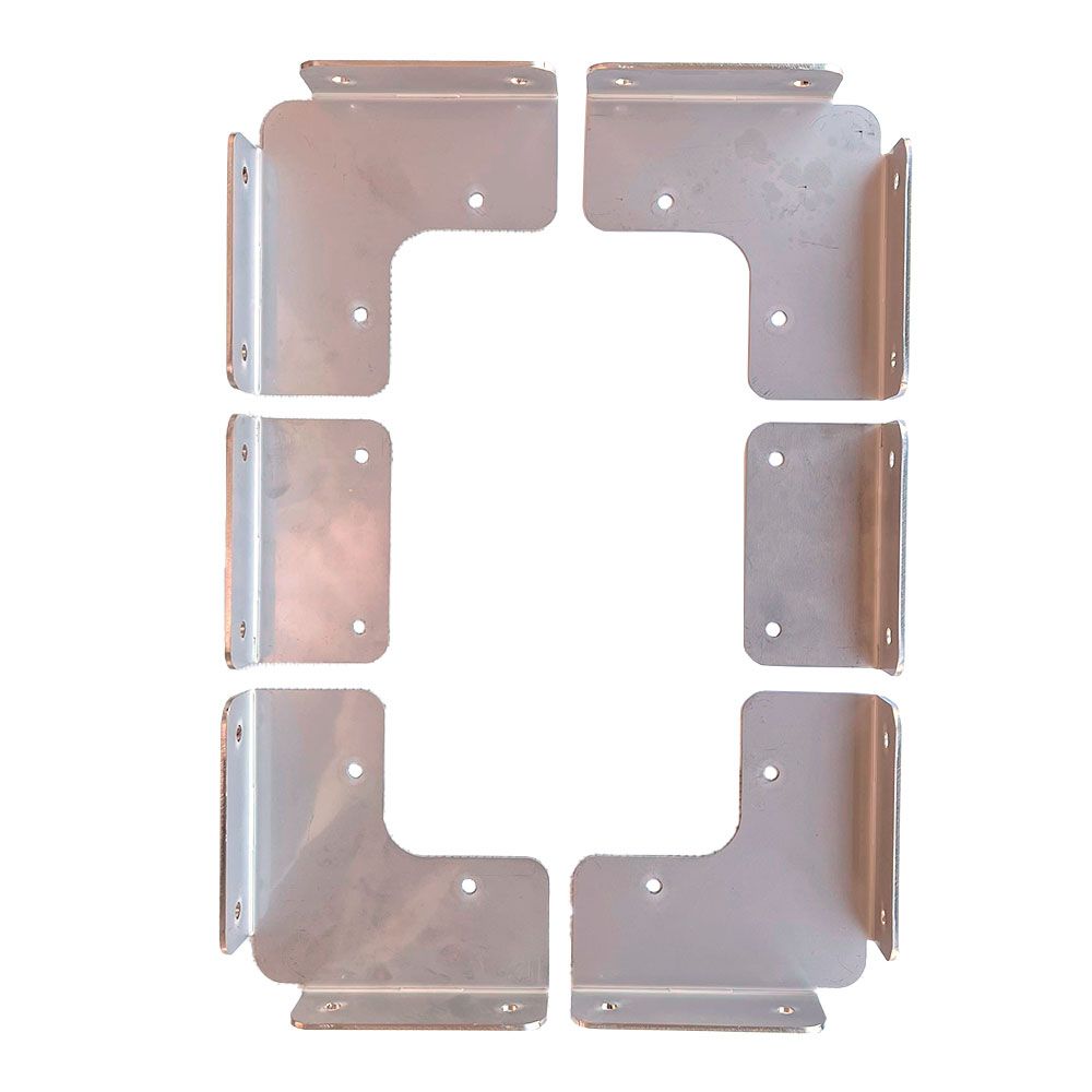 Estructura Completa placa solar Acero Inoxidable Pro