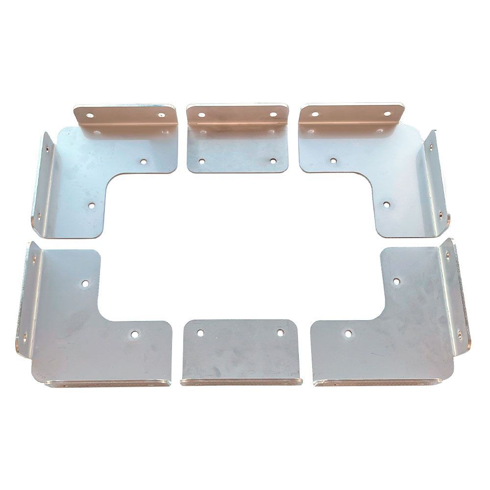 Estructura Completa placa solar Acero Inoxidable Pro