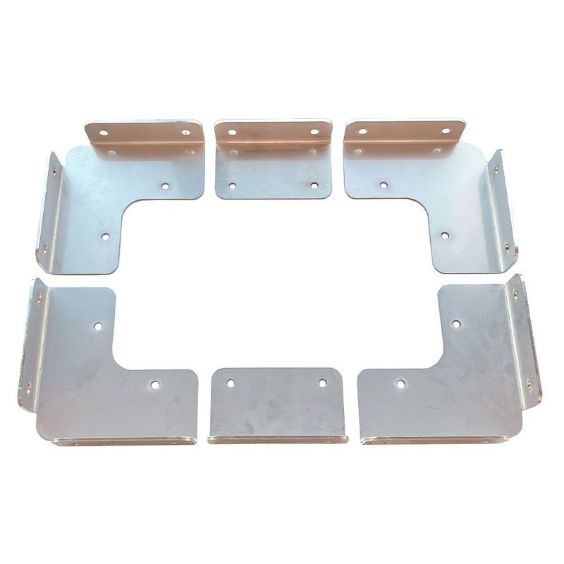 Estructura Completa placa solar Acero Inoxidable Pro