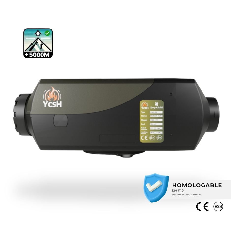 KIT CALEFACCION ESTACIONARIA DIESEL 5KW 12V - HOMOLOGABLE