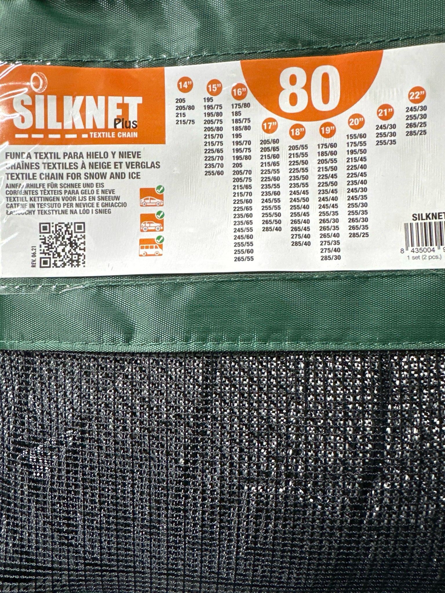 Juego cadena textil  SILKNET-80