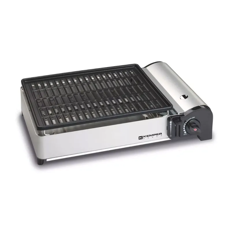 BARBACOA PORTÁTIL A GAS PARA CÁMPING