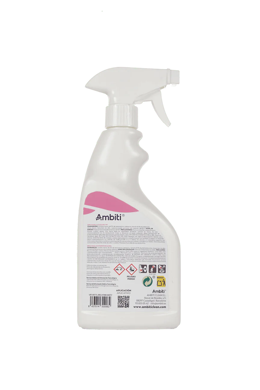 Spray limpiador para la taza del WC Ambiti Rinse 500ml