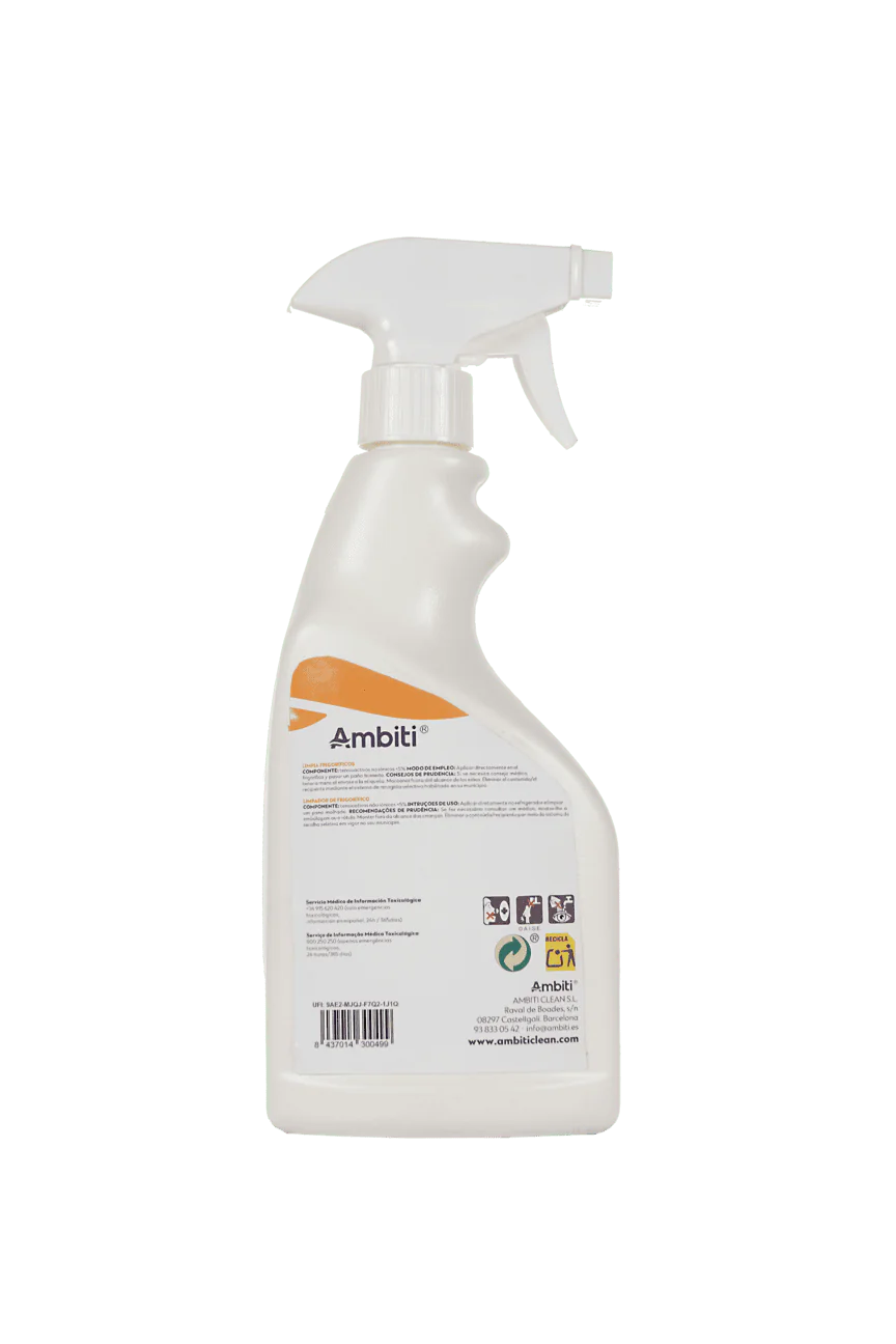 Spray limpiador de frigoríficos y eliminador de olores Ambiti Frigo Cleaner 500ml