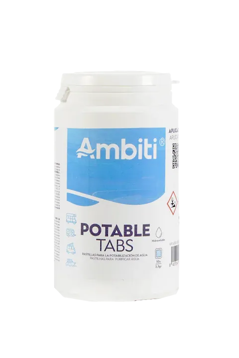 Pastillas potabilizadoras de agua Ambiti Potable Tabs