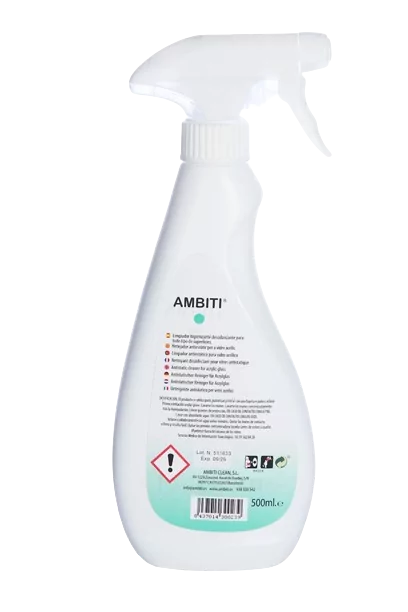 Spray limpiador de vidrio acrílico Ambiti Acrylic 500ml