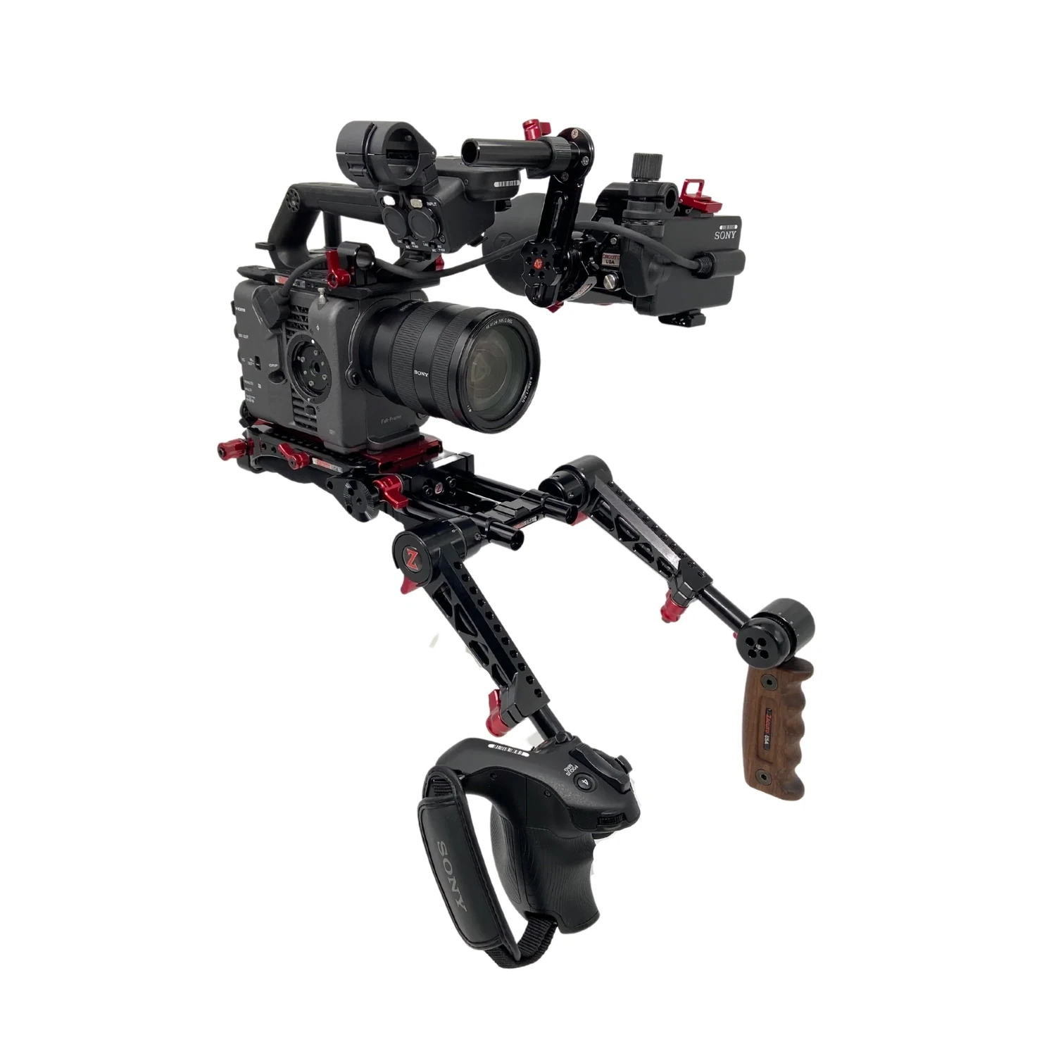 Zacuto Sony FX6 Z-Finder Recoil Rig with Dual Trigger Grips