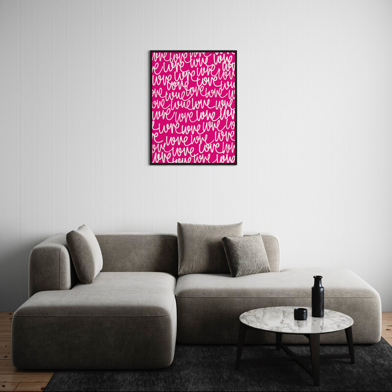 LOVE MAGENTA - Affiche - Édition Exclusive LOVE MAGENTA - Affiche - Édition Exclusive