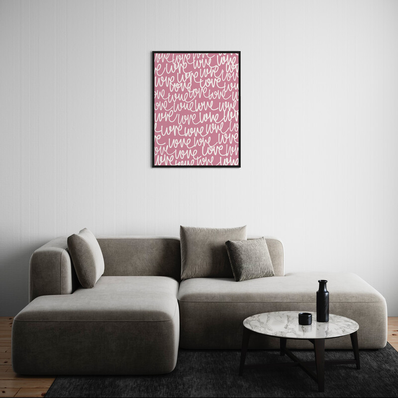 LOVE VIEUX ROSE - Affiche - Édition Exclusive LOVE VIEUX ROSE - Affiche - Édition Exclusive