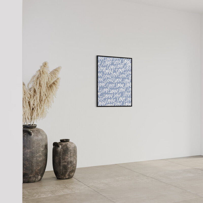 LOVE BLEU GRIS - Affiche - Édition Exclusive LOVE BLEU GRIS - Affiche - Édition Exclusive